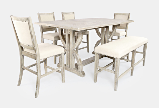 Avola AV1933-78 Table + 4 x AV1933-385 Chair + AV1933-52 Bench