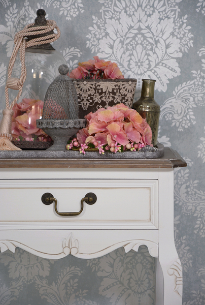 Rimini White RIW019 Bedside table