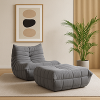 Set Nua N23-11 Armchair + Nua N22-11 Ottoman