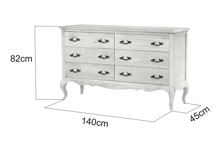 Venezia Oak VEO802 Chest of drawers
