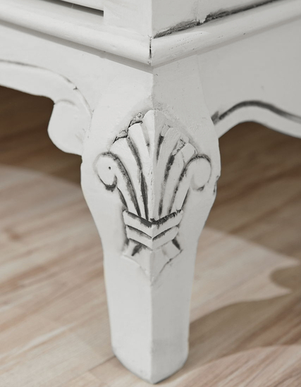 Rimini White RIW02 Bookcase