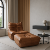 Set Nua N23-21 Armchair + Nua N22-21 Ottoman