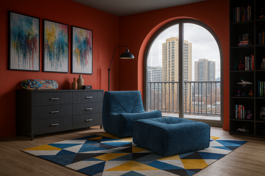 Nua N24-18 Fotel z podnóżkiem