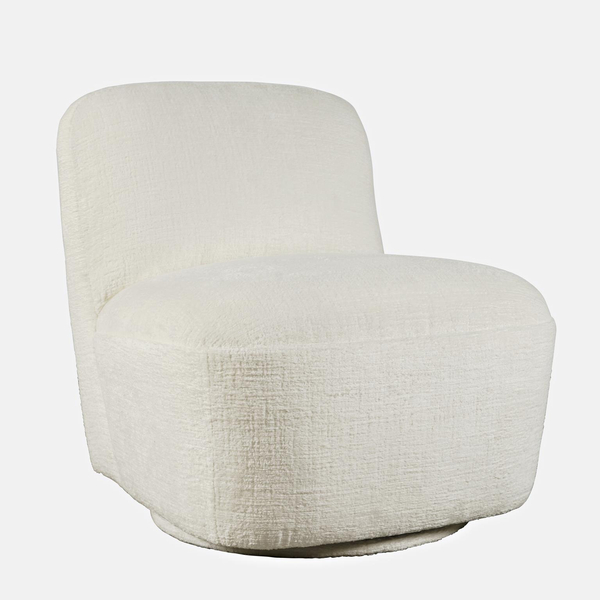 Leith LET74W Upholstered swivel chair