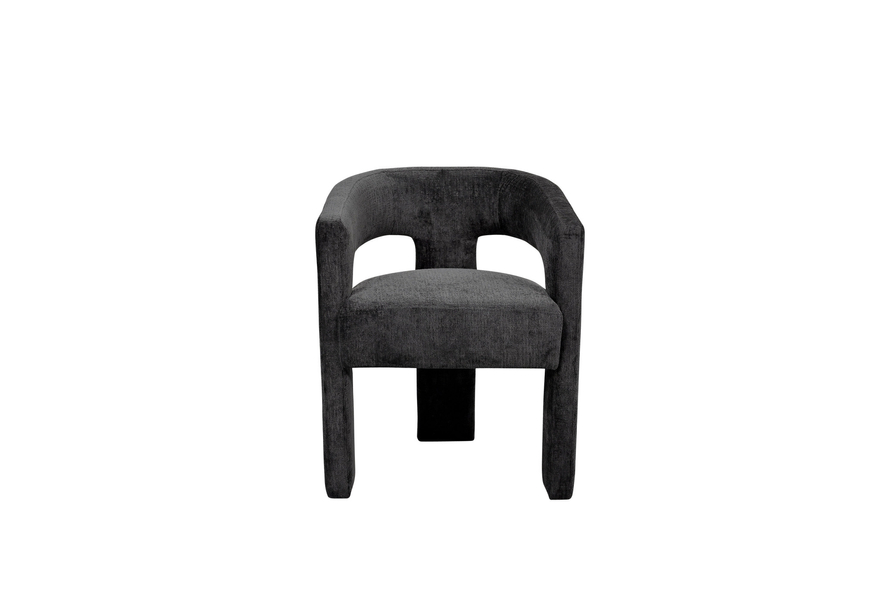 Leith LET71BLA Chair + Leith LET76BL Footstool Set