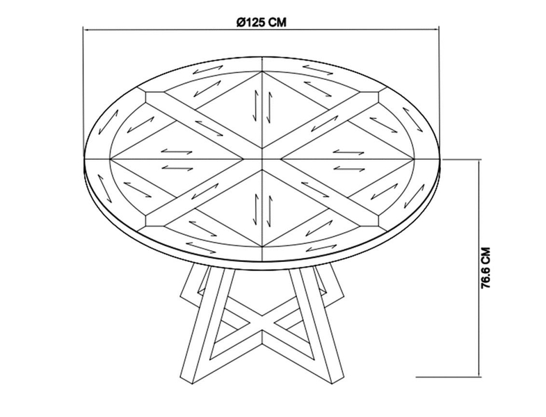Indus IN09-0 Stół 125cm