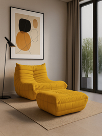 Set Nua N23-14 Armchair + Nua N22-14 Ottoman