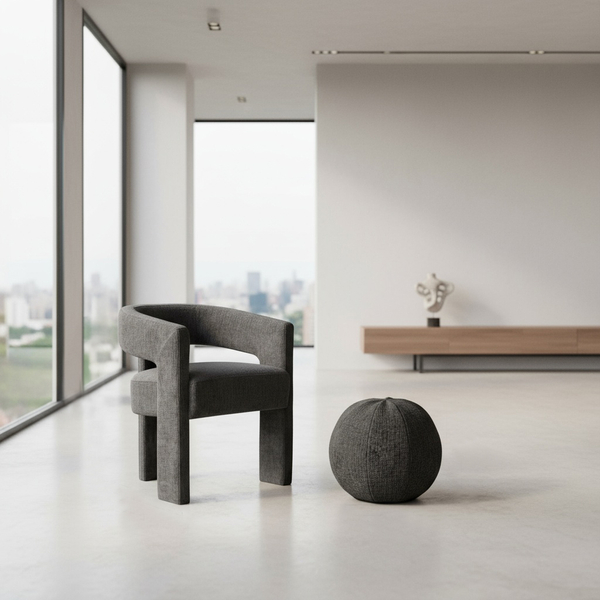 Leith LET71BLA Upholstered chair