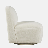 Leith LET74W Upholstered swivel chair