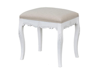 Rimini White RIW046 Upholstered stool