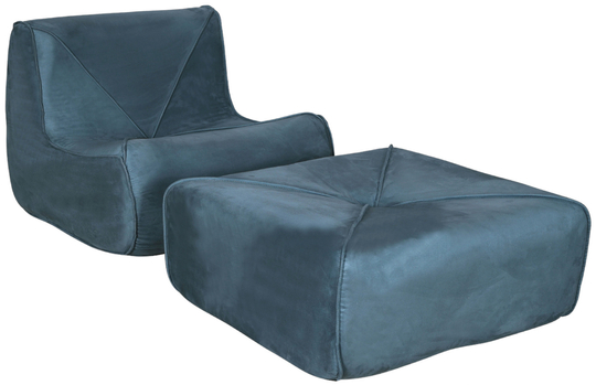 Nua N24-18 Armchair with footrest
