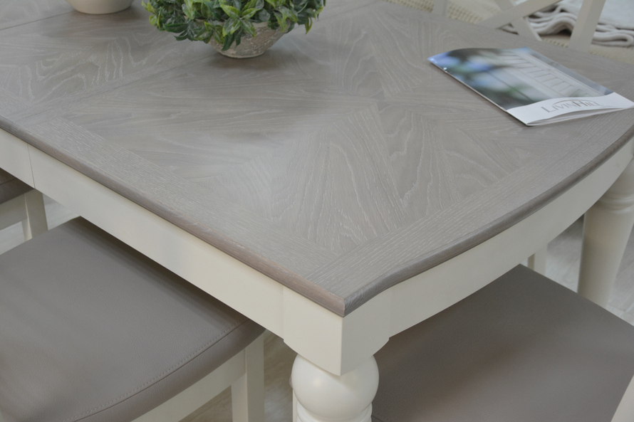 Montreux Soft Grey MOS0144AA Extendable dining table 180-225