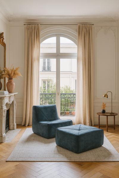 Nua N24-18 Armchair with footrest