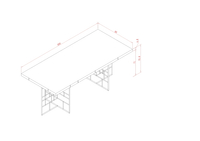 Rose Hill RH10 Dining table 200cm