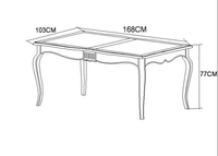 Verona VE810 Stół 168cm