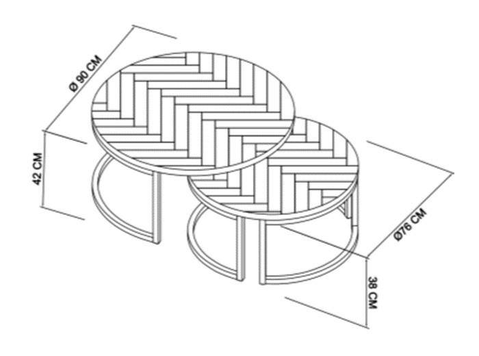 Seville SEV05-0 Coffee table