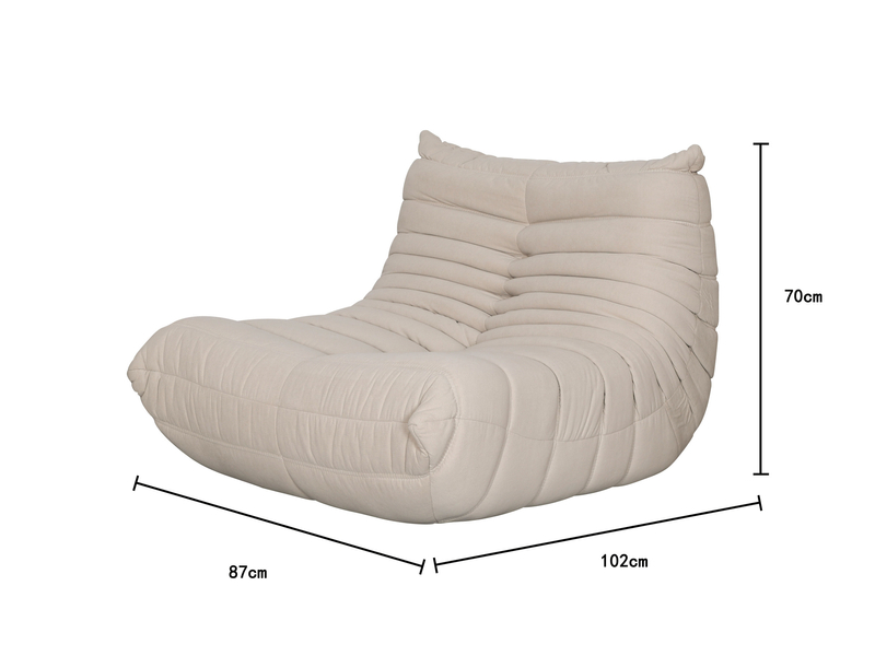 Set Nua N23-4 Armchair + Nua N22-4 Ottoman