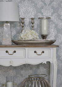 Rimini White RIW016 Console table