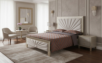 Stilig Bedroom ST900Q Upholstered bed 160cm + 2 bedside tables ST901
