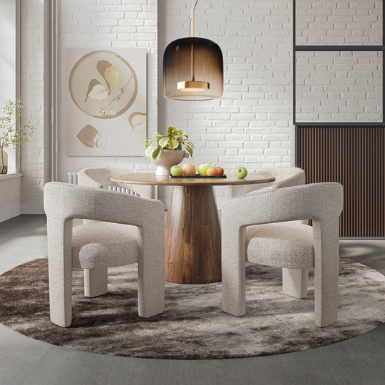 Avola AV2271-50 Stół 127cm + 4 krzesła Leith LET71N