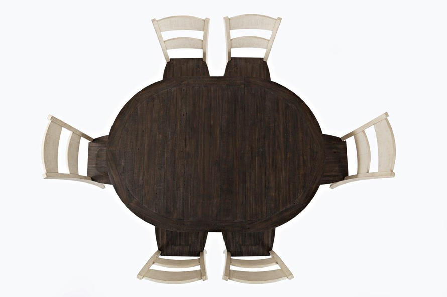 Avola AV1706-66 Extendable dining table 122-167cm + 6 dining chairs AV1706-401KD