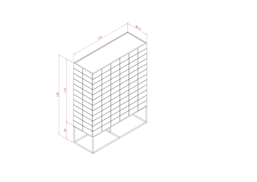 Rose Hill RH04 Highboard
