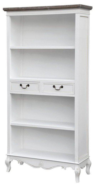 Rimini White RIW02 Bookcase