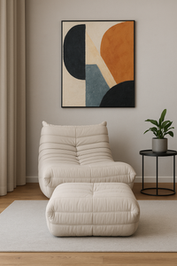 Set Nua N23-4 Armchair + Nua N22-4 Ottoman