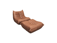 Set Nua N23-21 Armchair + Nua N22-21 Ottoman