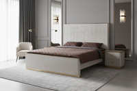 Stilig Bedroom ST890Q Łóżko tapicerowane 160cm + 2 szafki nocne ST891