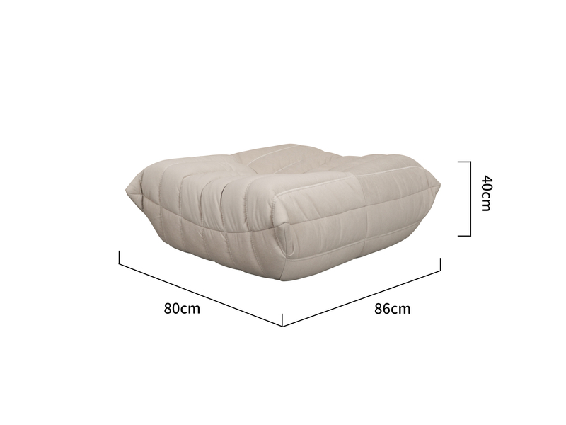 Set Nua N23-4 Armchair + Nua N22-4 Ottoman