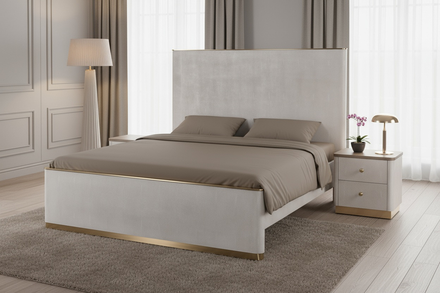 Stilig Bedroom ST890K Upholstered bed 180cm + 2 bedside tables ST891