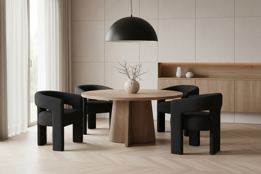 Leith LET71BLK Upholstered chair