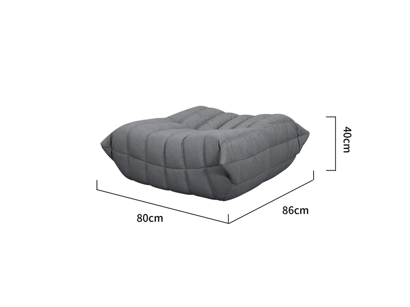 Set Nua N23-11 Armchair + Nua N22-11 Ottoman