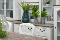 Rimini White RIW026 Dining table 160cm