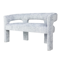 Leith LET71BB Upholstered bench