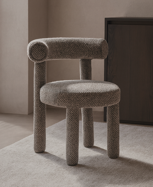 Leith LET77GR Krzesło tapicerowane