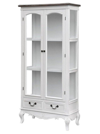 Rimini White RIW09 Display cabinet