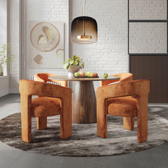 Avola AV2271-50 Dining table 127cm + 4 dining chairs Leith LET71C