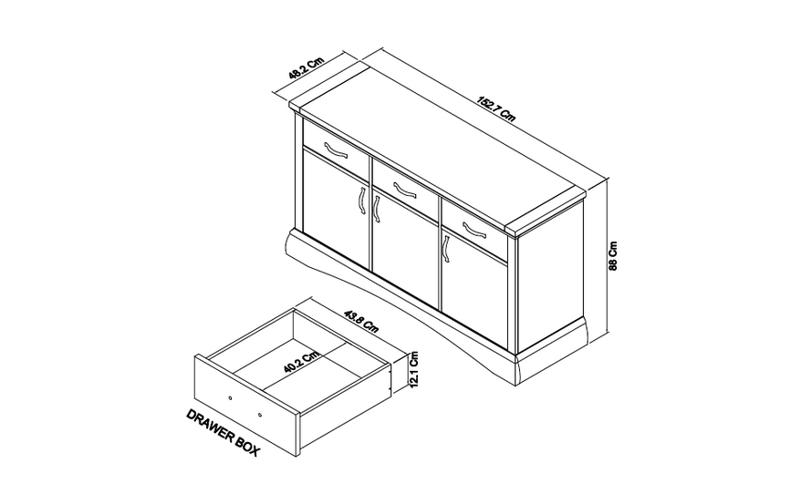 Sonoma SON20-3 Komoda