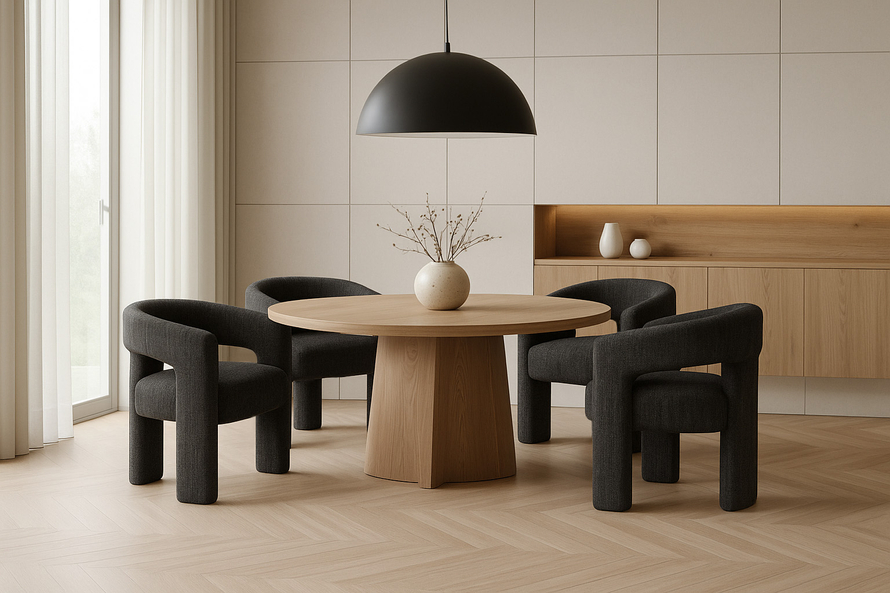 Leith LET71BLA Upholstered chair