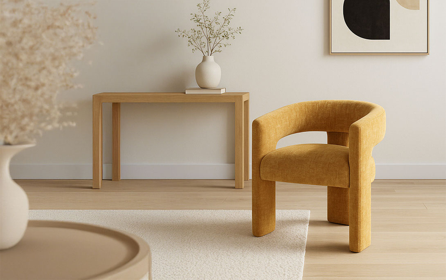 Leith LET71OG Upholstered chair