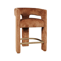 Leith LET71HC Upholstered bar chair