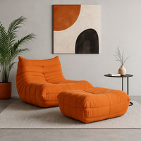 Zestaw Fotel Nua N23-19 + Podnóżek Nua N22-19