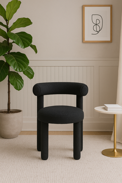 Leith LET77BLK Upholstered chair