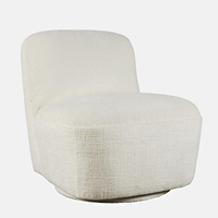 Leith LET74W Upholstered swivel chair
