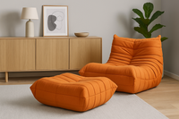 Set Nua N23-19 Armchair + Nua N22-19 Ottoman