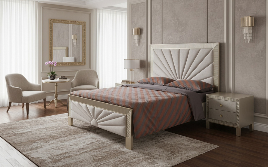 Stilig ST900Q Upholestered bed frame 160cm