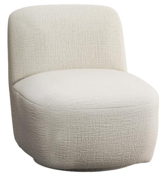 Leith LET74W Upholstered swivel chair