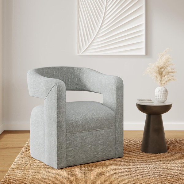 Leith LET73G Upholstered swivel chair
